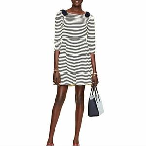 Kate Spade Striped Dress with Bow Details